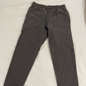 Men’s Graphite Grey Size M Lululemon ABC Canvas Jogger